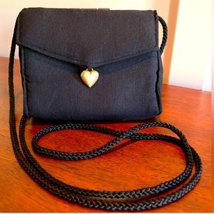 Vintage Gold Heart Mini Crossbody